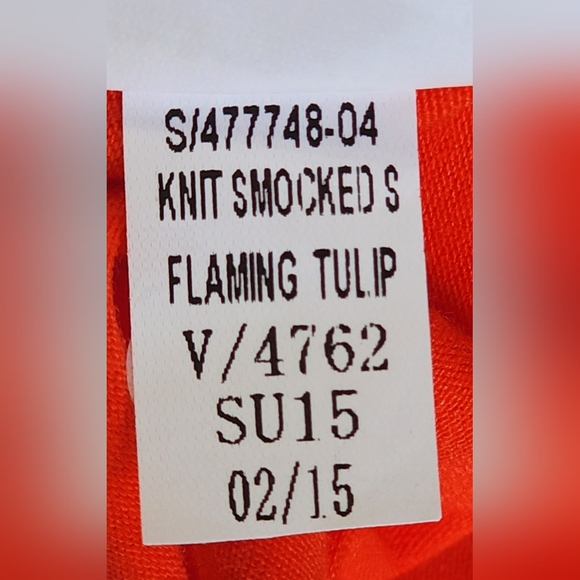 Old Navy Women's Orange Knit Smocked Skirt, Size Small Petite, SP - Picture 10 of 10